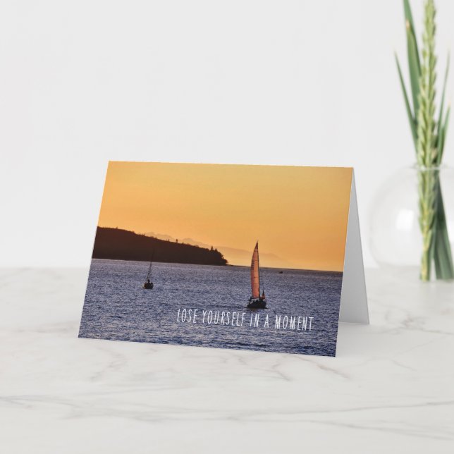 VOILE ANGLAISE BAY Carte de voeux (Devant)