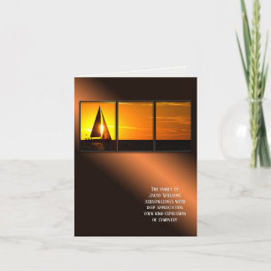 voile coucher de soleil sympathie Merci de la fami