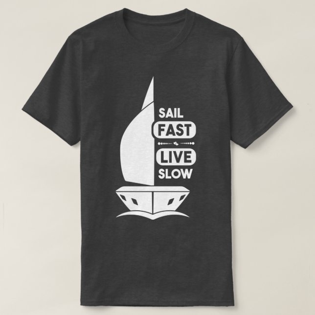Voile rapide en direct lent Essential TShirt (Design devant)