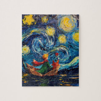 Voile sous le Puzzle de la Lune