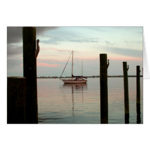 Voilier au crépuscule