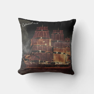 Voilier Bateau Pirate Navire Jeter Oreiller