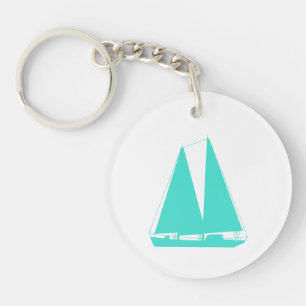 Voilier nautique turquoise
