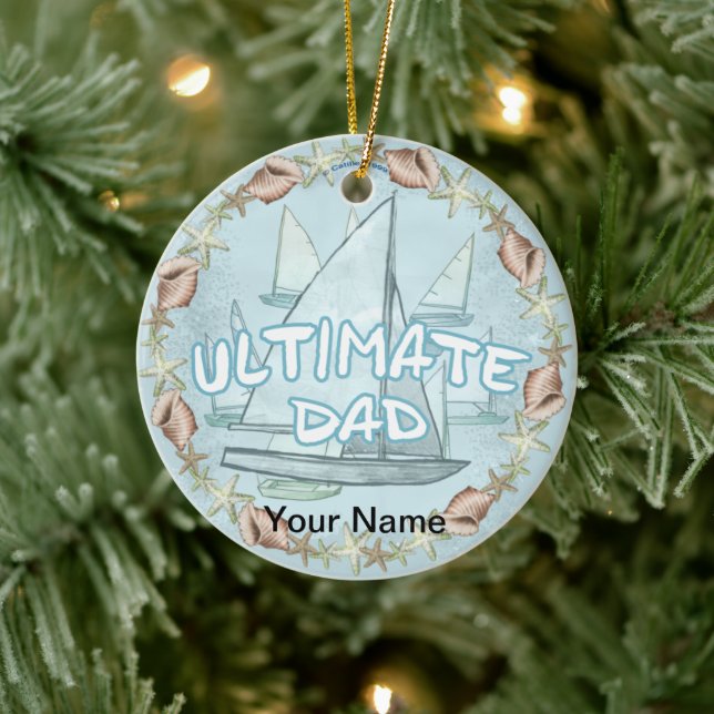 Voilier Ultimate Papa ornement (Arbre)