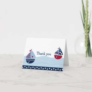 Voilier Voilier Nautique Merci Note Cartes