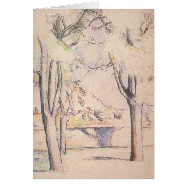 Voir à travers les arbres par Paul Cezanne, Art Vi (Devant)