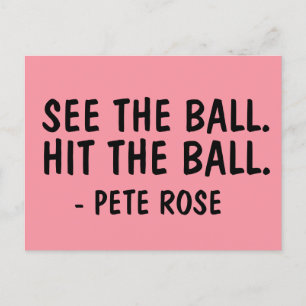 VOIR LA BALLE. TOUCHEZ LES CARTES Postales ROSE BA