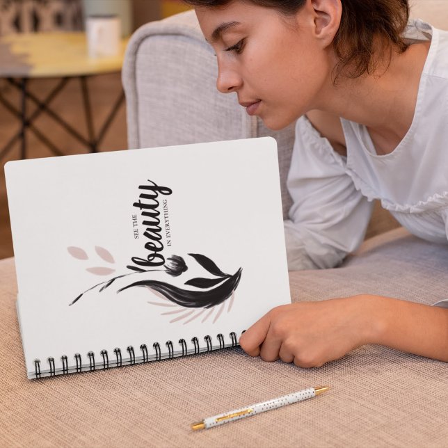 Voir La Beauté Dans Tout Planificateur (See the beauty in everything with this unique planner! )