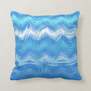 (voir la description) coussin bleu 3 de motif de
