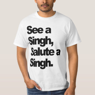 Voir le T-shirt de Singh (original) par humble le