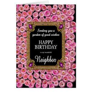 Voisin Anniversaire Rose Daisies