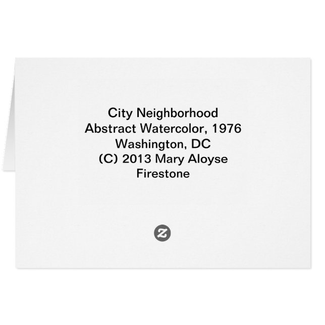 Voisinage de ville (Dos Horizontal)