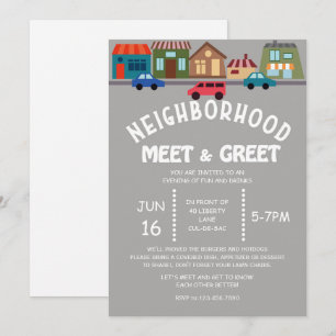 Voisinage Meet Greet Invitation