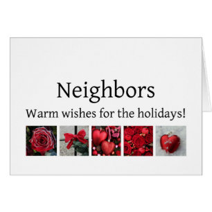 Voisins Joyeuse carte de Noël