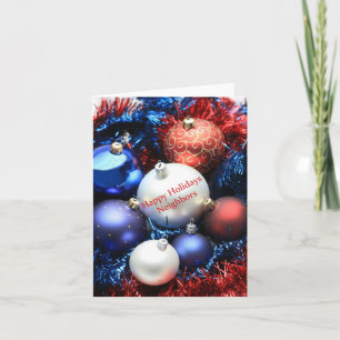 Voisins Joyeuse carte de Noël