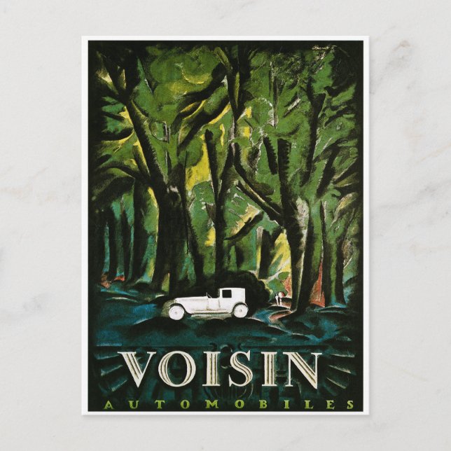 Voison Automobiles - Vintag Anfang der 1900er Jahr Postkarte (Vorderseite)