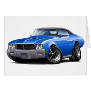 Voiture 1970-72 de dessus de noir bleu de GS de