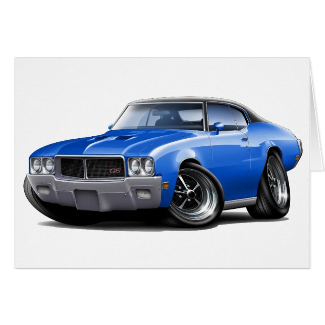 Voiture 1970-72 de dessus de noir bleu de GS de (Devant horizontal)