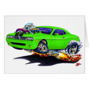 Voiture 2008-10 verte de challengeur