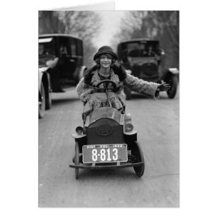 Voiture à pédales Flapper Driving, 1924