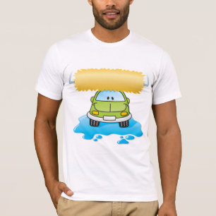 Voiture Amusante Dans Un Lave-Linge Mens T-Shirt