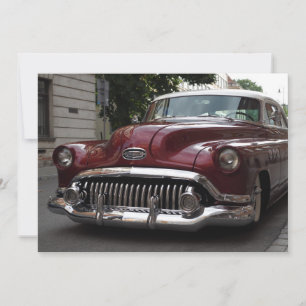 Voiture ancienne - invitation