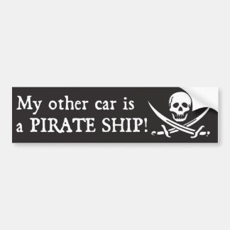 Voiture Autocollant de bateau de pirate