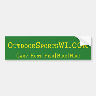 Voiture Autocollant de bumber du Wisconsin de sports en