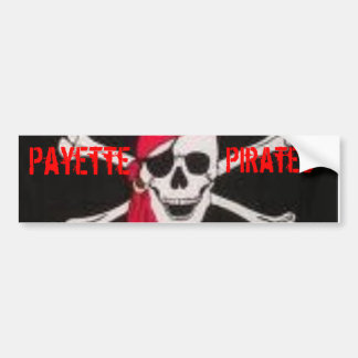Voiture Autocollant de Bummper de pirate de Payette