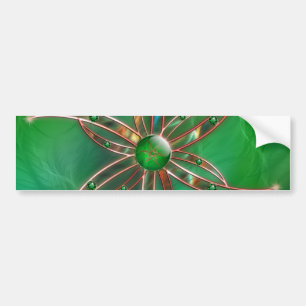 Voiture Autocollant de bumper vert comme l'herbe