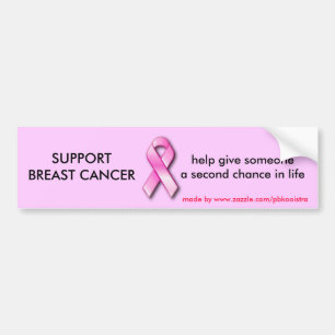Voiture Autocollant de butoir de CANCER DU SEIN de SOUTIEN