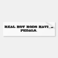 Autocollant de butoir de vrais hot rod