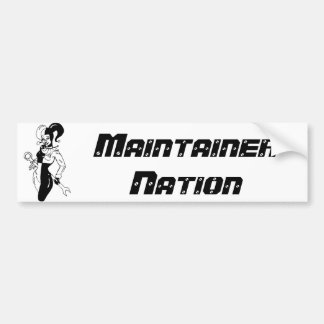Voiture Autocollant de nation de défenseur