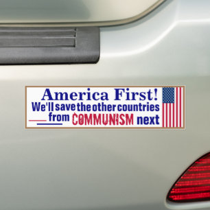Voiture Autocollant de pare-chocs America First