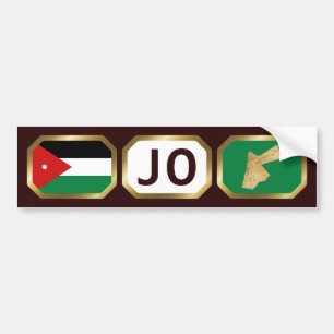 Voiture Autocollant de pare-chocs avec le code de carte du