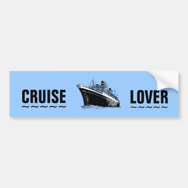 Voiture autocollant de pare-chocs CROISE LOVER (Devant)