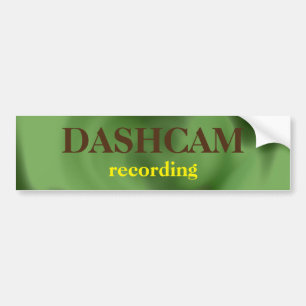 Voiture Autocollant de pare-chocs Dashcam