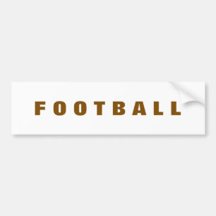 Voiture Autocollant de pare-chocs de football