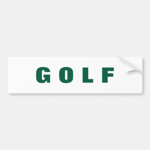 Voiture Autocollant de pare-chocs de golf
