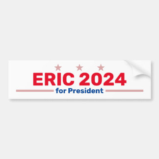 Voiture Autocollant de pare-chocs Eric 2024