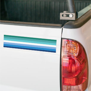 Voiture Autocollant de pare-chocs Gay Male Pride