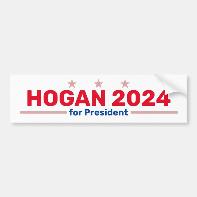 Voiture Autocollant de pare-chocs Hogan 2024 (Devant)