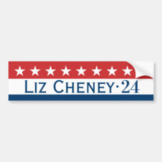Voiture Autocollant de pare-chocs Liz Cheney 2024