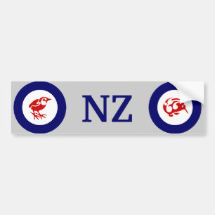 Voiture Autocollant de pare-chocs NZ KIWI et Rock