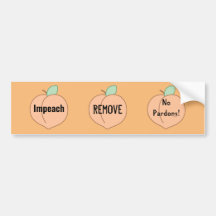 Autocollant de pare-chocs orange