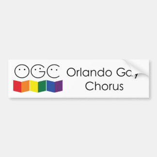Voiture Autocollant de pare-chocs Orlando Gay Chorus