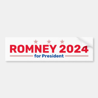 Voiture Autocollant de pare-chocs Romney 2024