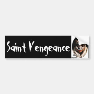 Voiture autocollant de pare-chocs saint vengeance