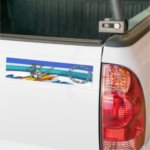 Voiture autocollant de pare-chocs surf Australie