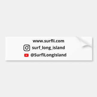 Voiture Autocollant de pare-chocs Surf Long Island